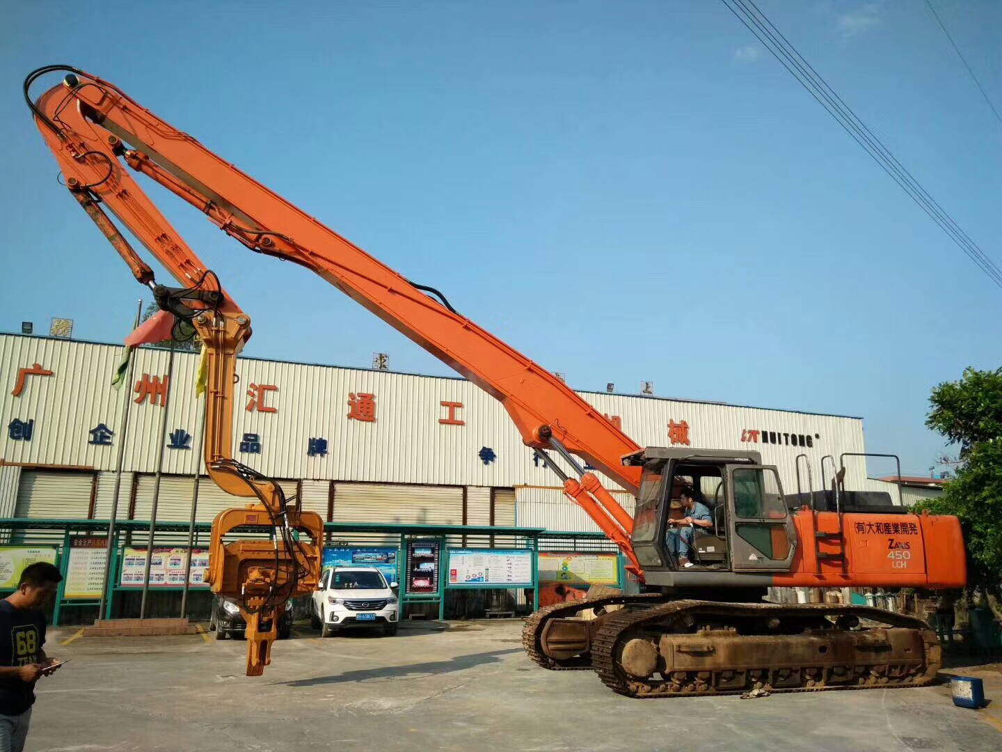 挖掘機(jī)打樁臂、打樁臂、挖掘機(jī)打樁臂廠家