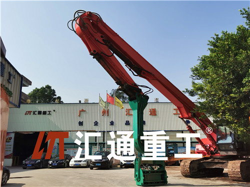 挖掘機(jī)打樁臂、打樁臂、打樁錘、挖掘機(jī)打樁臂廠家