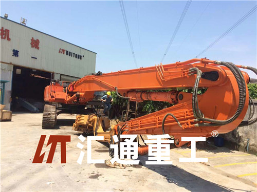 挖掘機(jī)打樁臂、打樁臂、打樁錘、挖掘機(jī)打樁臂廠家