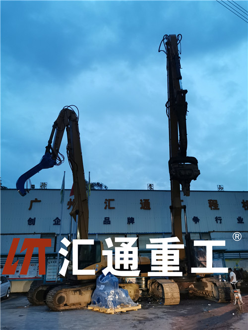 挖掘機(jī)打樁臂、打樁臂、打樁錘、挖掘機(jī)打樁臂廠家